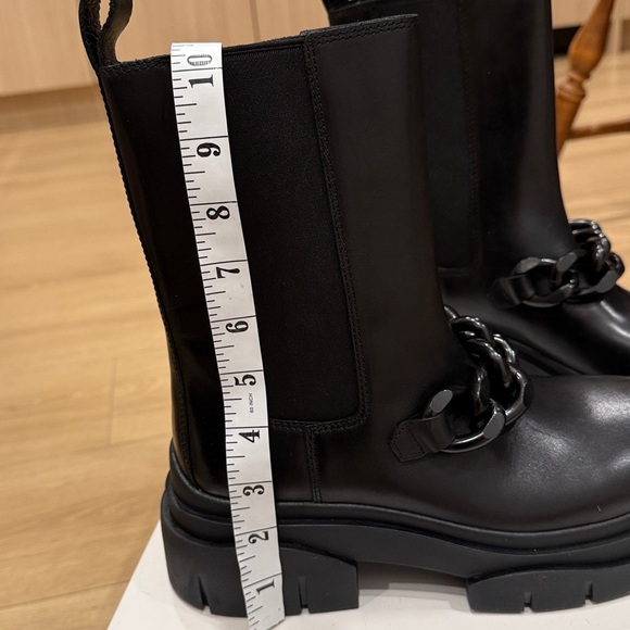✨Host pick✨Ash Fashion Black Combat Boots with Chain Accent - Picture 9 of 11